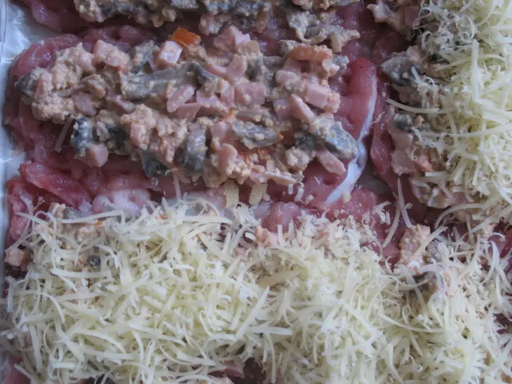Мясо под нежной шубкой: шаг 1