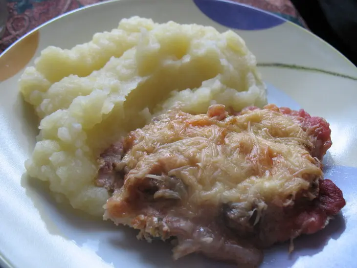 Мясо под нежной шубкой: шаг 4