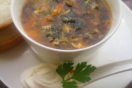 Суп зелёный со шпинатом в любое время года!: шаг 1