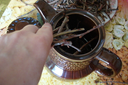 "палкин чай" или тёмно-красный чай из вишни.: шаг 2