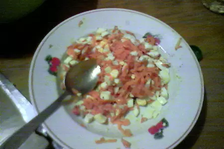 Блинчики с морковью и яйцом (по-иордански): шаг 3