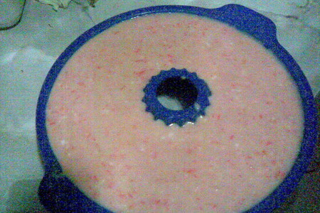 Розовый десерт на основе творога и киселя: шаг 6