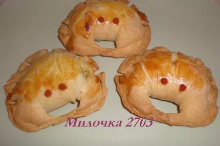 Пирожки «крабики»: шаг 7