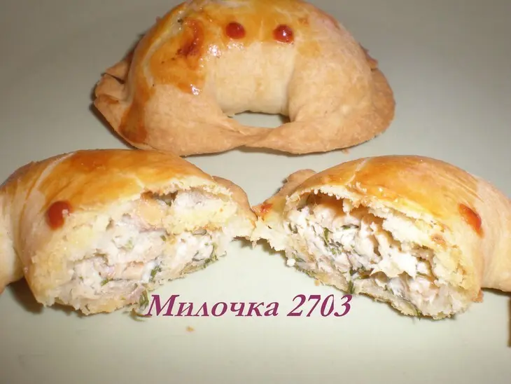 Пирожки «крабики»: шаг 8