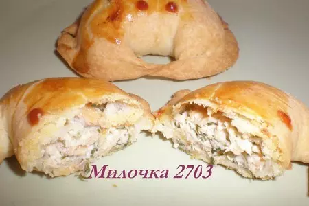 Пирожки «крабики»: шаг 8