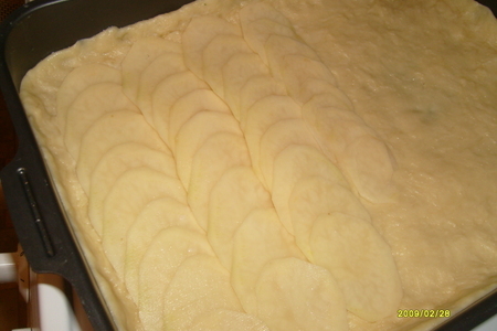 Постный пирог с картошкой.: шаг 5