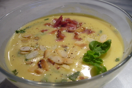 Суп-пюре с миндалем и базиликом: шаг 6