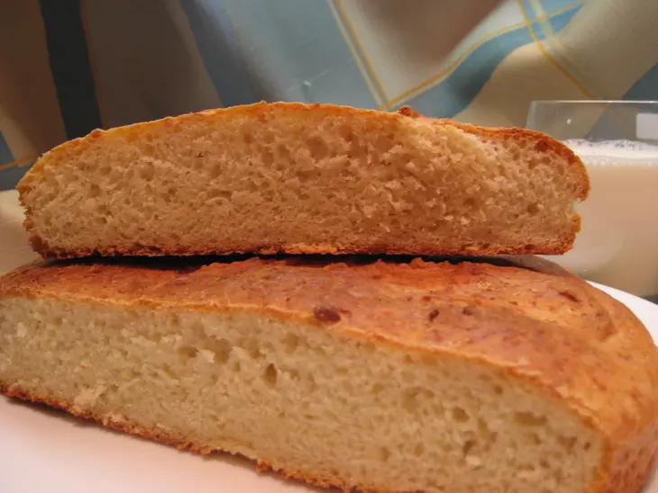 Пикантный белый хлебушек с сыром: шаг 4