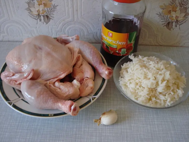 Курочка " фирменная ": шаг 1