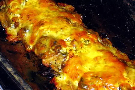 Мяско под грибной шубкой.: шаг 7