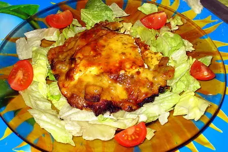 Мяско под грибной шубкой.: шаг 8