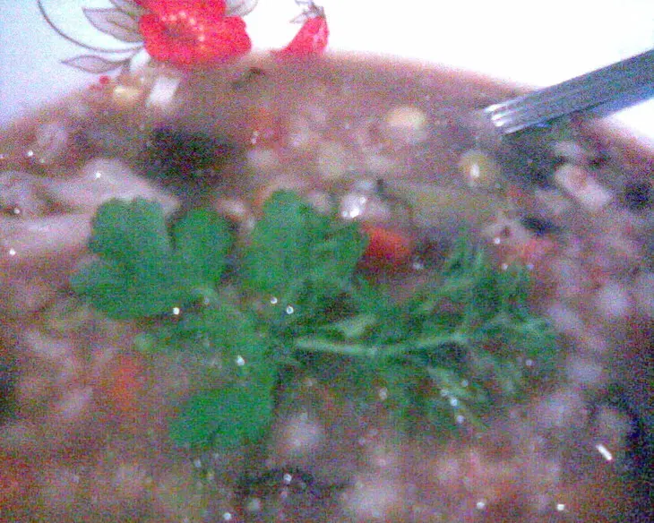 Густой перловый суп с грибами и овощами (постный): шаг 4