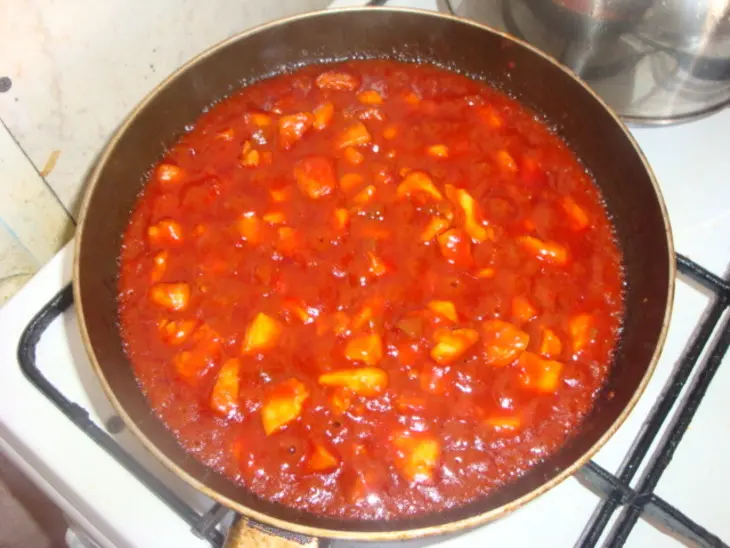 Техасское барбекю с овощами, рисом и куриной грудкой: шаг 3