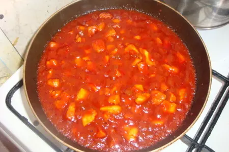Техасское барбекю с овощами, рисом и куриной грудкой: шаг 3