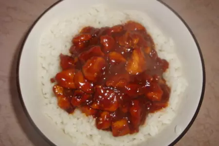 Техасское барбекю с овощами, рисом и куриной грудкой: шаг 5