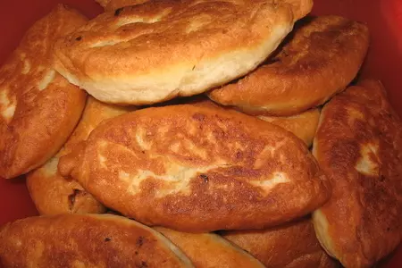 Жареные пирожки с ливером: шаг 7