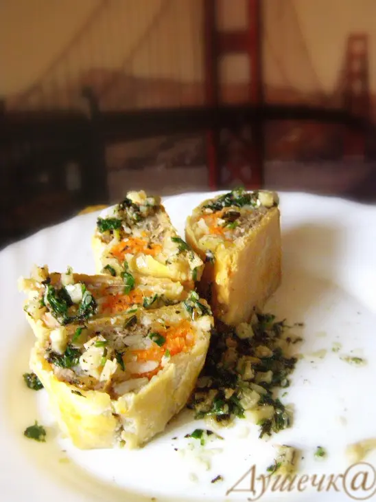 Мясной рулет: шаг 8