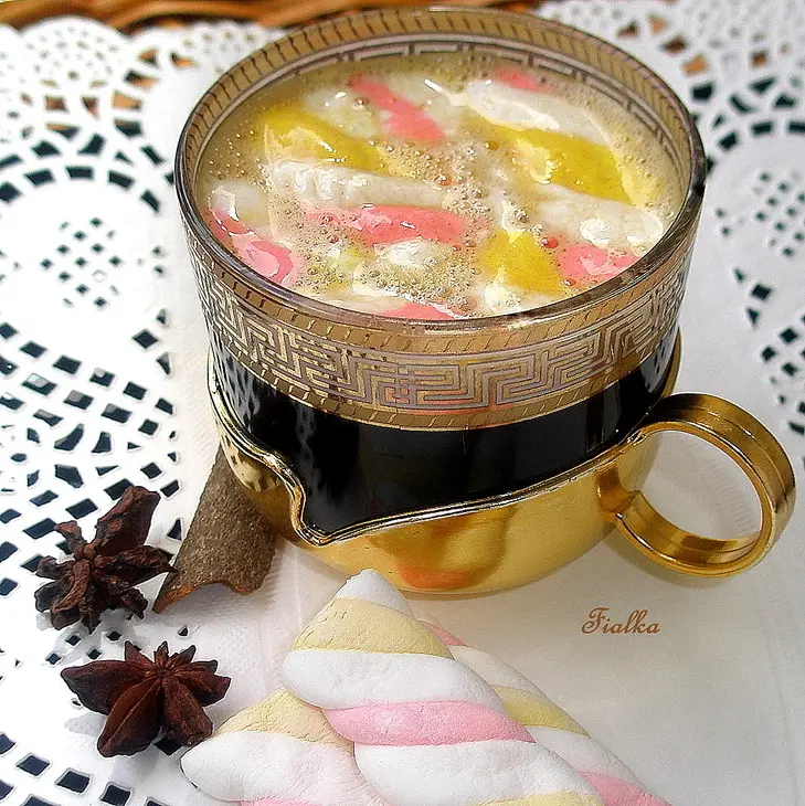 Кофе с marshmallows: шаг 1