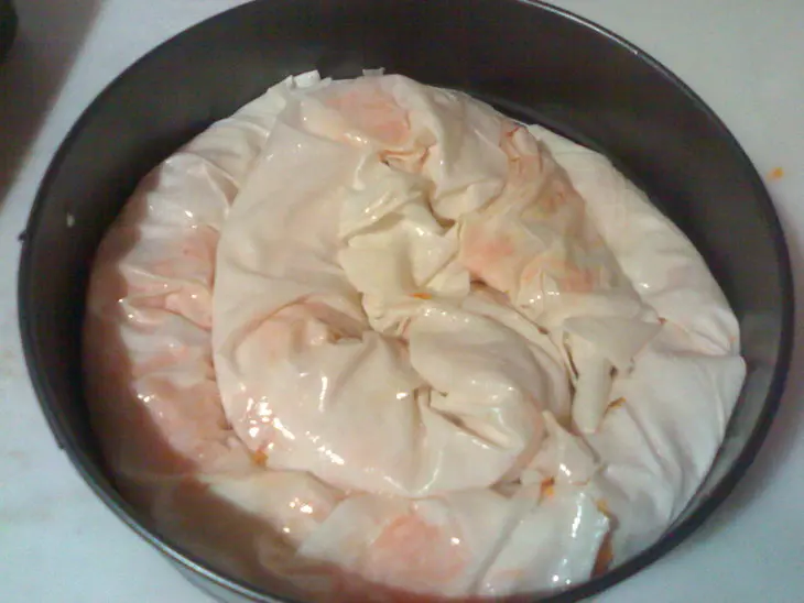 Пирог-рулет с тыквой и грецкими орехами: шаг 6