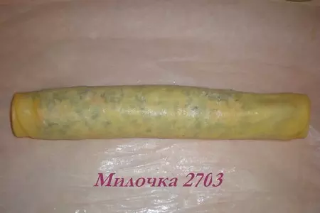 Сырный рулет "сырное трио": шаг 6