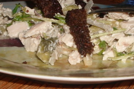 Куриный салат с сельдереем: шаг 3