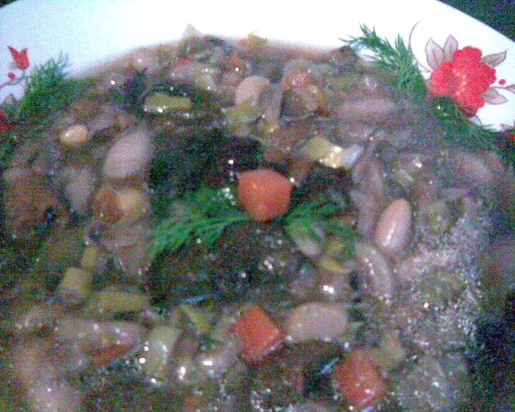 Густой грибной суп с  фасолью и овощами (постный): шаг 5