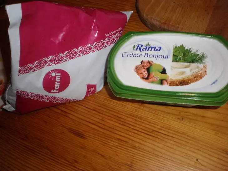 "карточная" закуска.: шаг 1