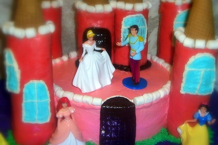 Торт"замок для принцесы": шаг 5