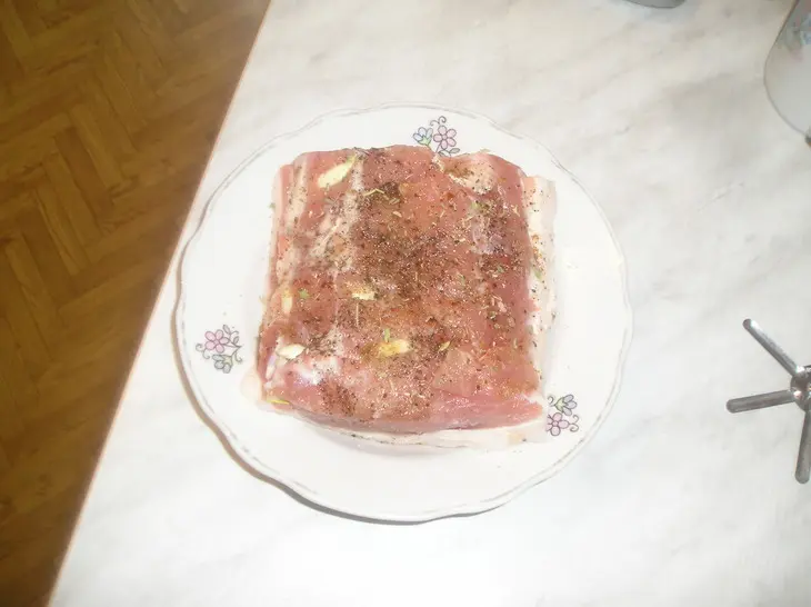 Мясо в рукаве: шаг 1