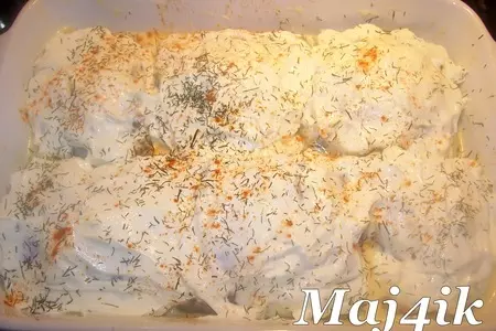 Необычные голубцы с фаршем, грибами и гречкой под сырной шапкой: шаг 5