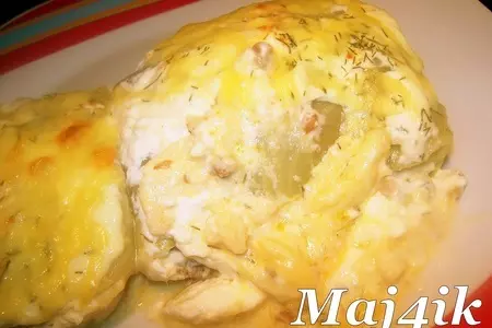 Необычные голубцы с фаршем, грибами и гречкой под сырной шапкой: шаг 8