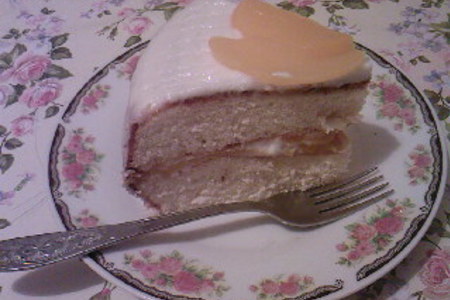Торт"персиковый рай": шаг 3