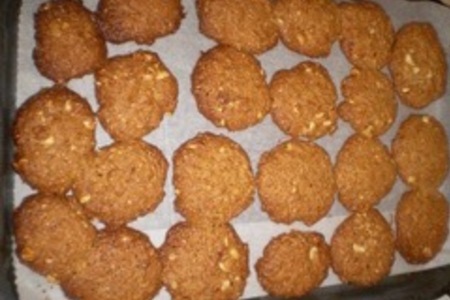 Овсяное печенье с арахисом: шаг 6
