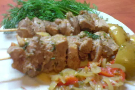 "мясо по-восточному" в кисло-сладком соусе: шаг 8