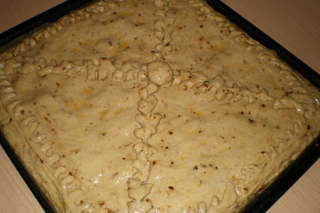 Простой пирог с пангазиусом и рисом: шаг 7