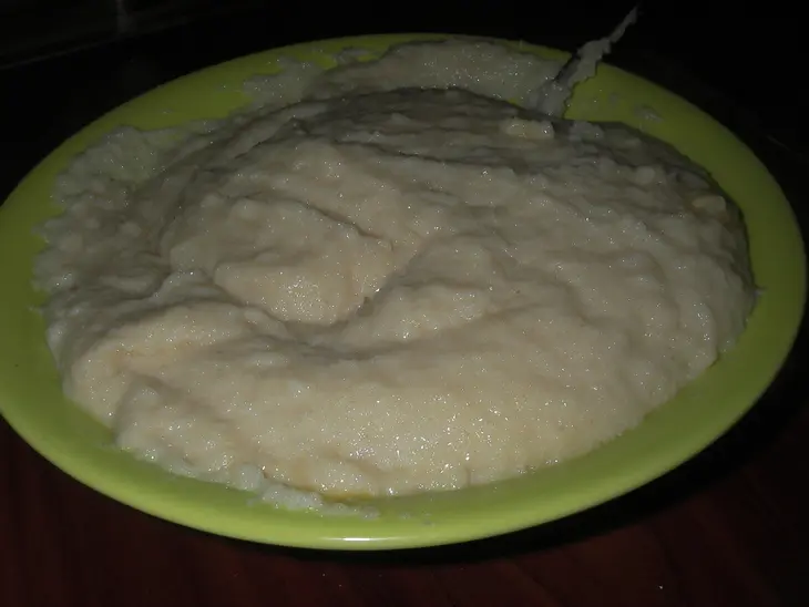 Манные гренки с миндалем: шаг 1