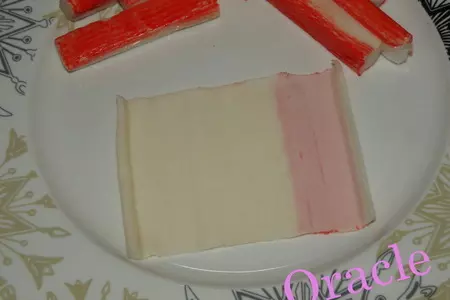 Фаршированные крабовые рулики и канапешки: шаг 2