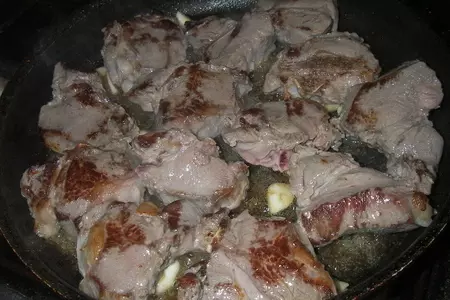 Рагу из баранины с фасолью и овощами: шаг 1