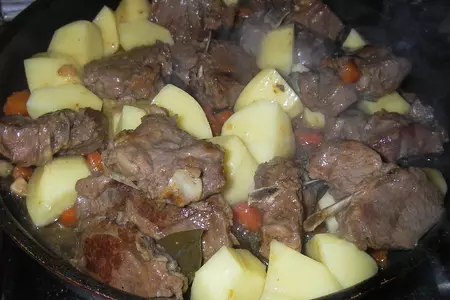Рагу из баранины с фасолью и овощами: шаг 5