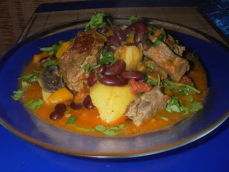 Рагу из баранины с фасолью и овощами: шаг 8