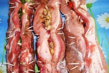 Рулет мясной сложносочиненный: шаг 6