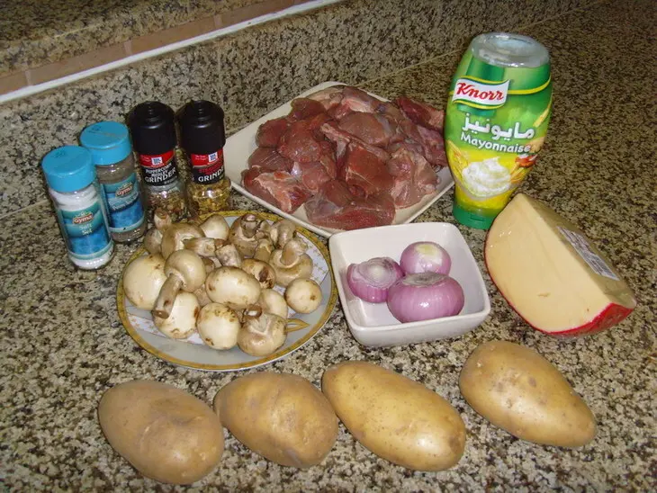 Мясо по-французски: шаг 1