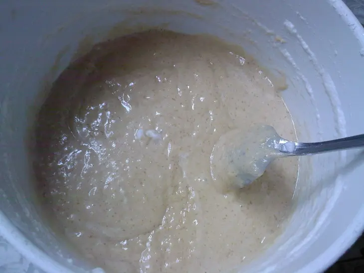 Сливочный кекс с сырным кремом: шаг 2