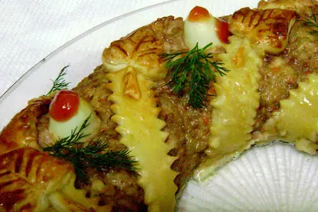 Венок-мясной: шаг 4