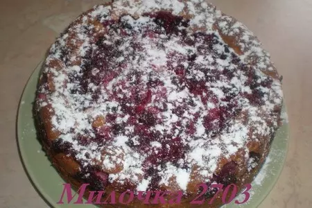 Пирог с малиной: шаг 5