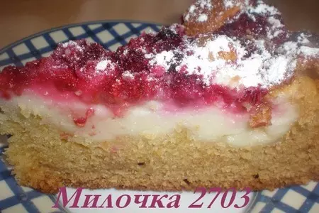 Пирог с малиной: шаг 6