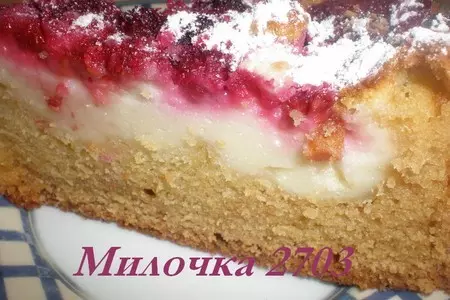 Пирог с малиной: шаг 7