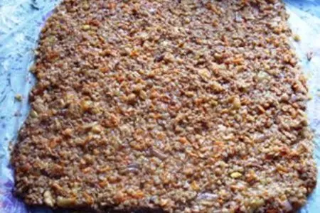 Гречневый рулет с рыбной начинкой: шаг 5