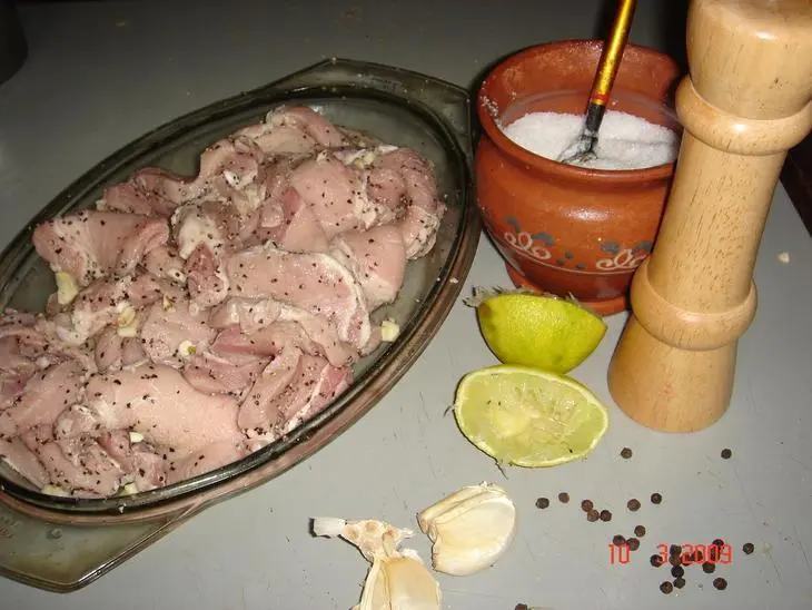 Жареное мясо в лайме и молотом перце: шаг 2