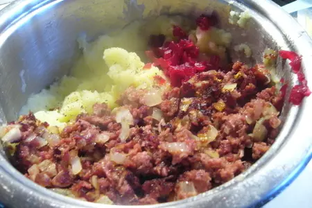 Labskaus (лабскаус), закуска  настоящих моряков: шаг 3